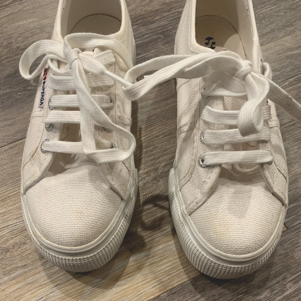 Superga 2790 platform sneakers - white